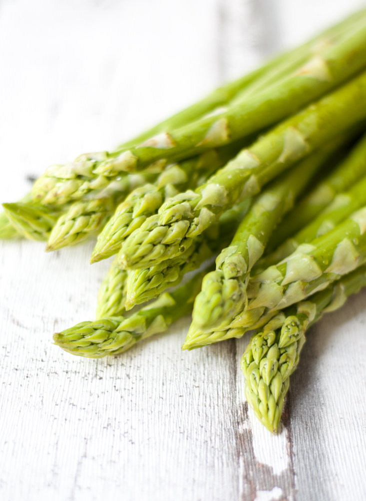 Grüner Spargel mit Pasta