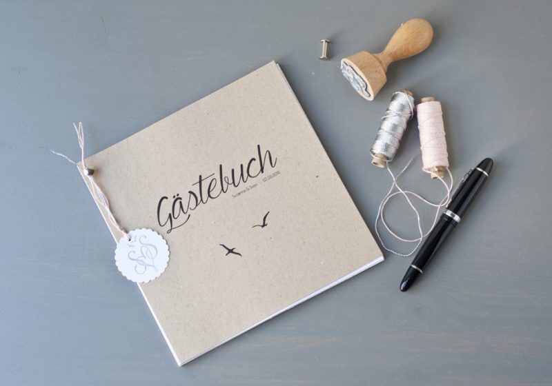 Gästebuch DIY für die Hochzeit