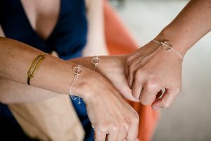 Drei Silberarmbänder für mich und die Mädels