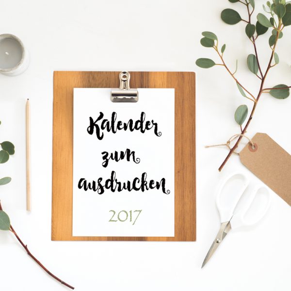 Kalender zum Ausdrucken 2017