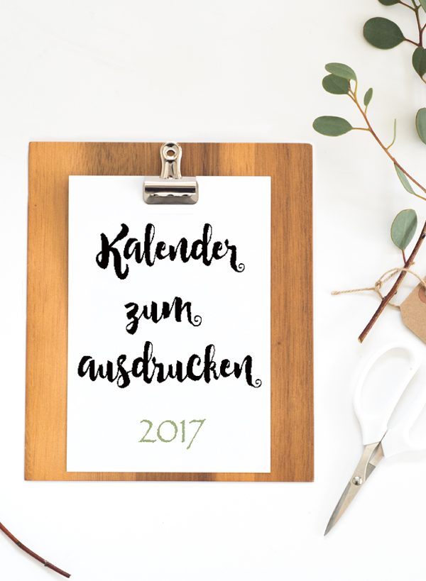 Kalender für ein Frohes Neues Jahr!