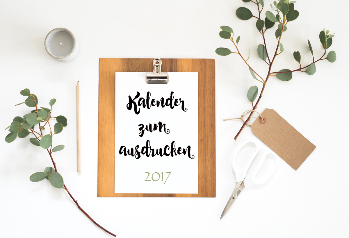 Kalender zum Ausdrucken 2017