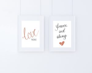 Valentinskarten Freebie zum Download