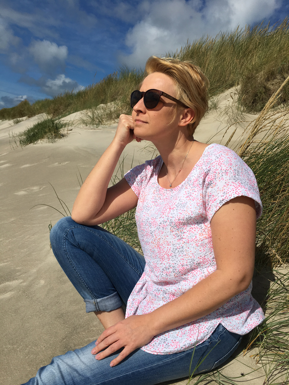 Sommerbluse von leni pepunkt aus Musselin