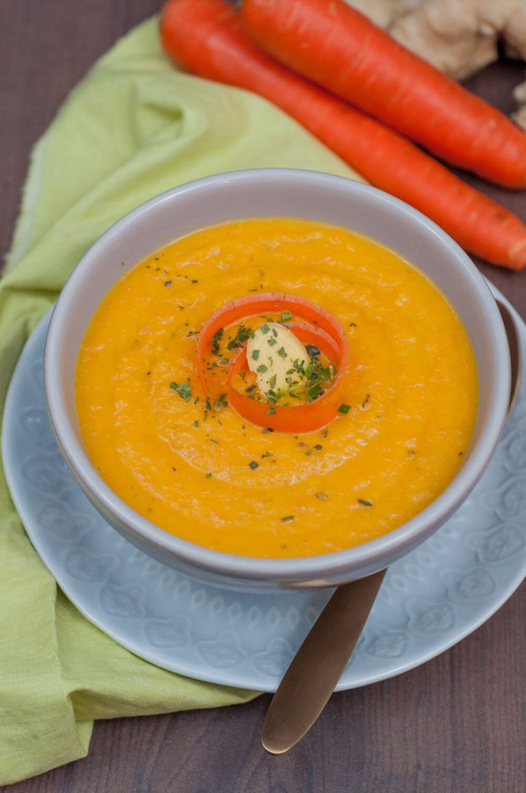 Karotten-Ingwer-Kokos-Suppe zum Durchwärmen | Serendipity