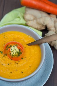 Karotten-Ingwer-Kokos-Suppe