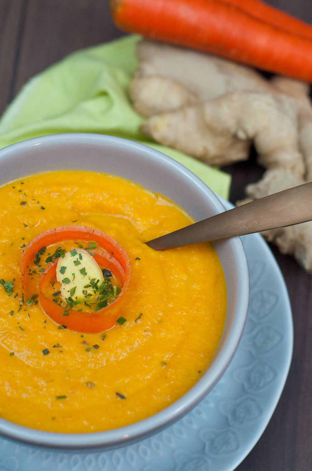 Karotten-Ingwer-Kokos-Suppe zum Durchwärmen | Serendipity