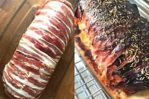 Hackbraten mediterran vorher nachher