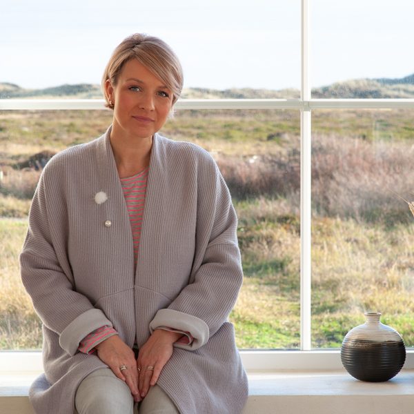 Cardigan JOne von Prülla aus grauem Strick