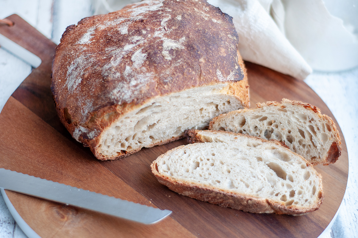 Buttermilchbrot im Topf gebacken nach Rezept von Lutz Geissler (Plötzblog)