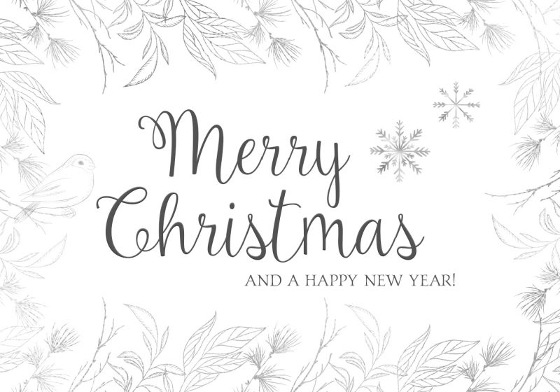 Frohe Weihnachten und einen guten Rutsch!