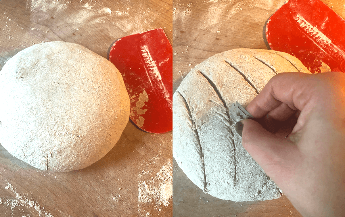 Roggen-Dinkel-Brot mit Sauerteig aus dem Topf | Serendipity
