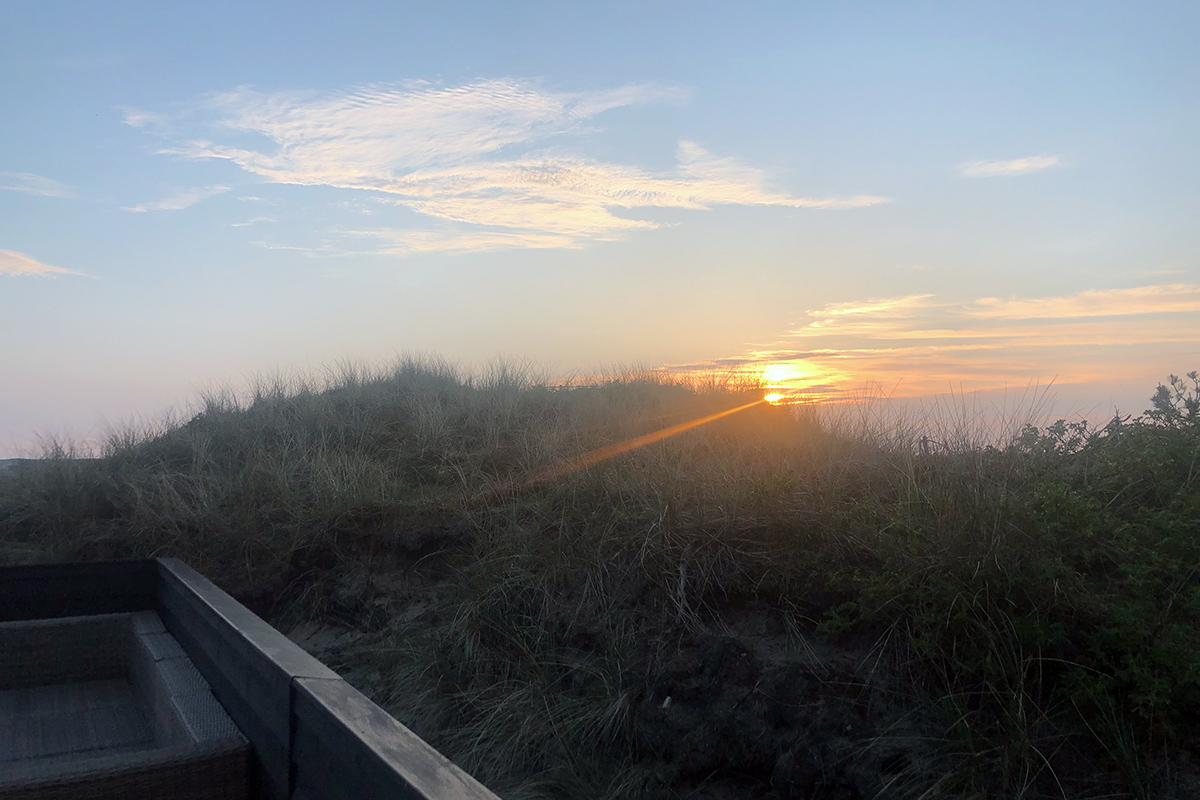 Fünf Fragen am Fünften Juli 2019 - Sonnenuntergang