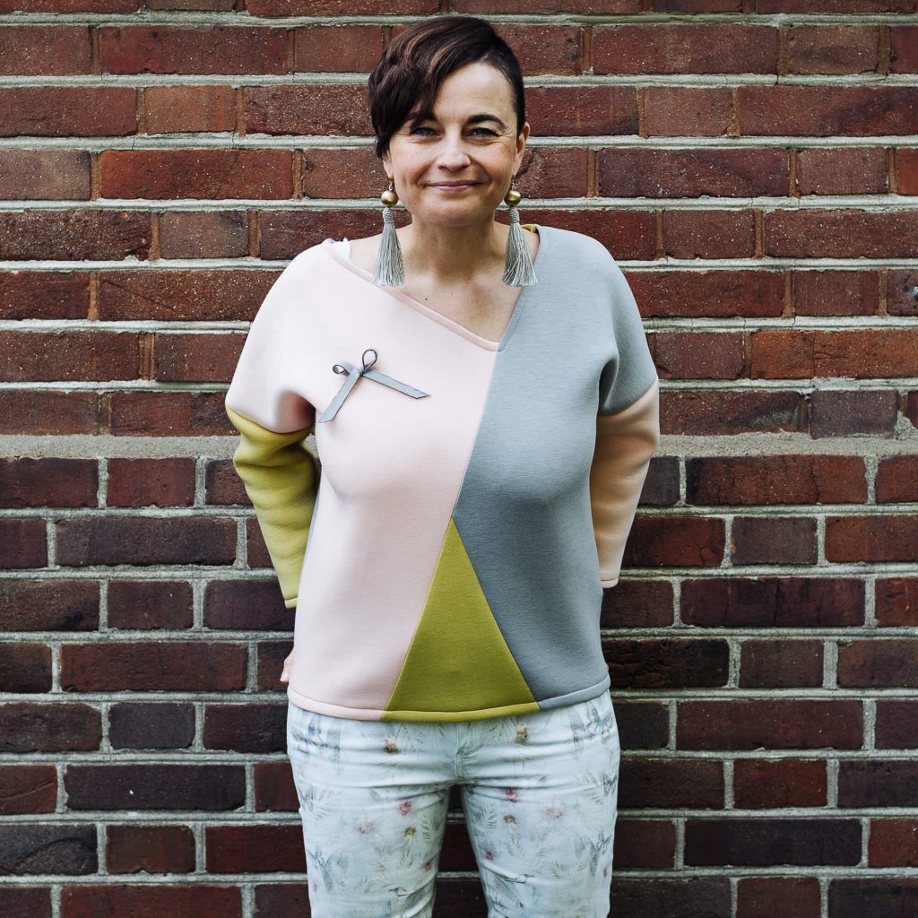 Pieces-Pulli von @fee.bird