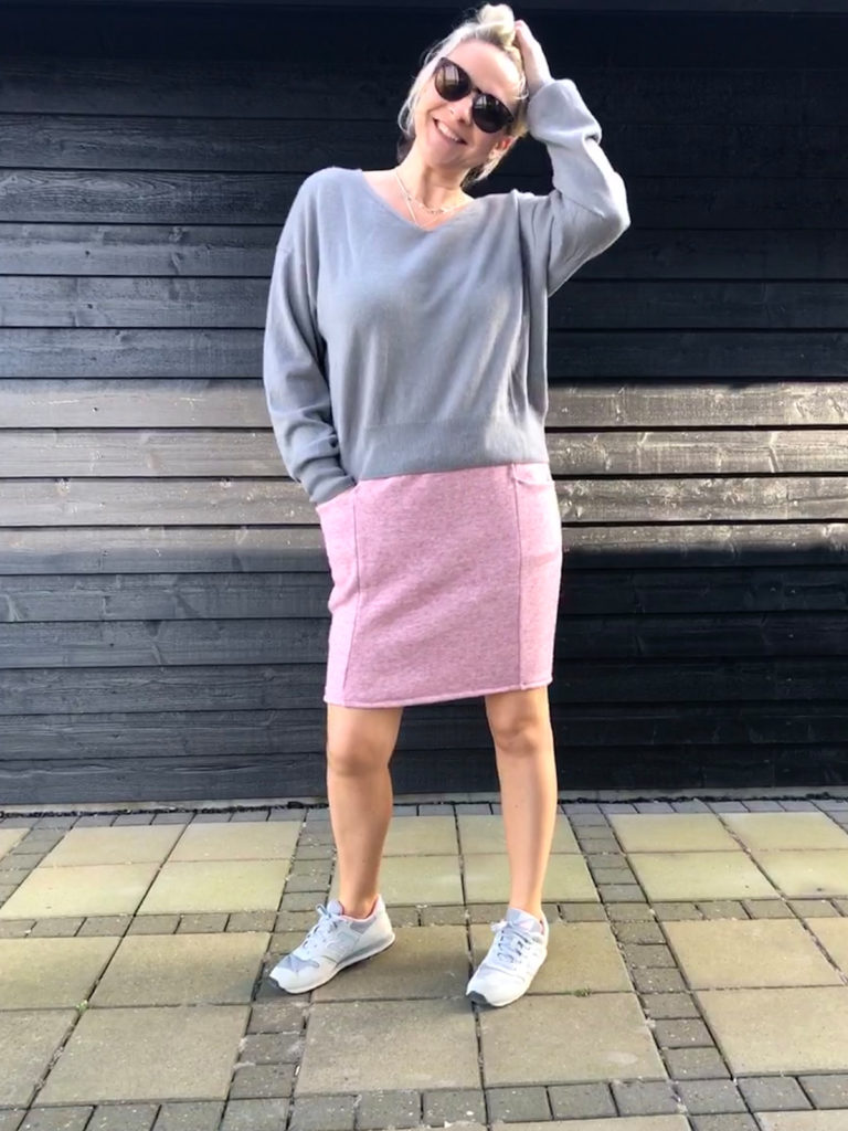 RockDIVIDED von Schnittdeern aus Strickstoff Kai