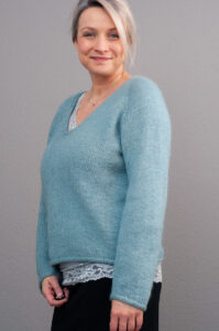 Kumulusbluse mit Lace Top von Schnittdeern
